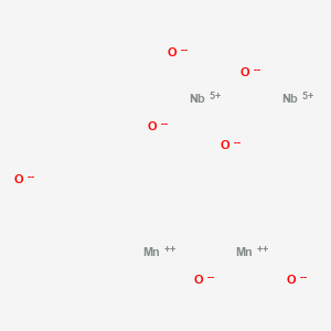 molecular formula Mn2Nb2O7 B079138 Manganese niobium oxide (MnNb2O6) CAS No. 12032-69-8