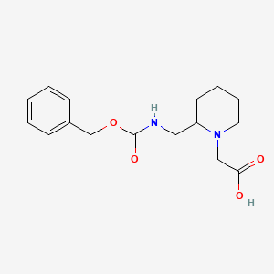 molecular formula C16H22N2O4 B7913800 [2-(Benzyloxycarbonylamino-methyl)-piperidin-1-yl]-acetic acid 