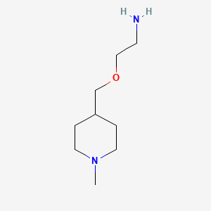 molecular formula C9H20N2O B7913854 2-(1-Methyl-piperidin-4-ylmethoxy)-ethylamine 