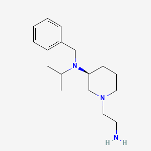 molecular formula C17H29N3 B7913862 [(S)-1-(2-Amino-ethyl)-piperidin-3-yl]-benzyl-isopropyl-amine 