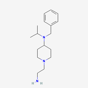 molecular formula C17H29N3 B7913869 [1-(2-Amino-ethyl)-piperidin-4-yl]-benzyl-isopropyl-amine 