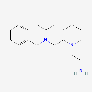 molecular formula C18H31N3 B7913876 [1-(2-Amino-ethyl)-piperidin-2-ylmethyl]-benzyl-isopropyl-amine 