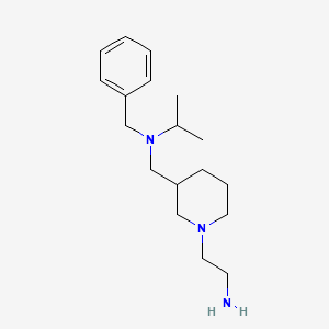 molecular formula C18H31N3 B7913890 [1-(2-Amino-ethyl)-piperidin-3-ylmethyl]-benzyl-isopropyl-amine 