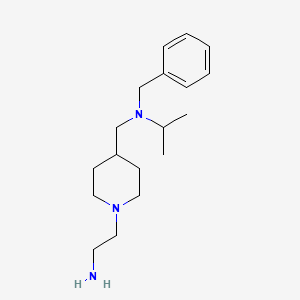 molecular formula C18H31N3 B7913896 [1-(2-Amino-ethyl)-piperidin-4-ylmethyl]-benzyl-isopropyl-amine 