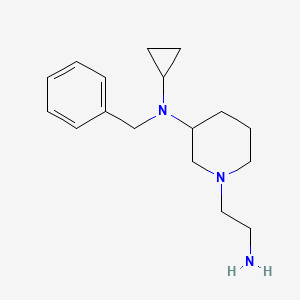 molecular formula C17H27N3 B7913904 [1-(2-Amino-ethyl)-piperidin-3-yl]-benzyl-cyclopropyl-amine 