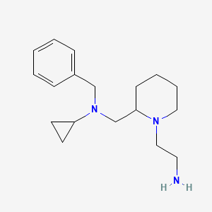 molecular formula C18H29N3 B7913914 [1-(2-Amino-ethyl)-piperidin-2-ylmethyl]-benzyl-cyclopropyl-amine 