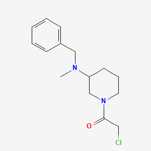 molecular formula C15H21ClN2O B7913933 1-[3-(Benzyl-methyl-amino)-piperidin-1-yl]-2-chloro-ethanone 