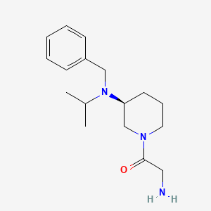 molecular formula C17H27N3O B7914032 2-Amino-1-[(S)-3-(benzyl-isopropyl-amino)-piperidin-1-yl]-ethanone 