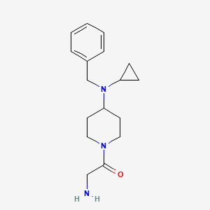 molecular formula C17H25N3O B7914050 2-Amino-1-[4-(benzyl-cyclopropyl-amino)-piperidin-1-yl]-ethanone 