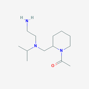 molecular formula C13H27N3O B7914135 1-(2-{[(2-Amino-ethyl)-isopropyl-amino]-methyl}-piperidin-1-yl)-ethanone 