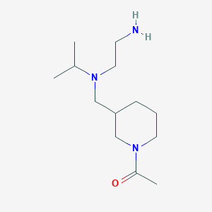 molecular formula C13H27N3O B7914140 1-(3-{[(2-Amino-ethyl)-isopropyl-amino]-methyl}-piperidin-1-yl)-ethanone 