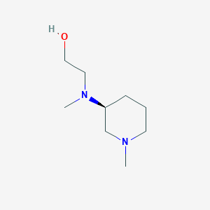 molecular formula C9H20N2O B7914189 2-[Methyl-((S)-1-methyl-piperidin-3-yl)-amino]-ethanol 
