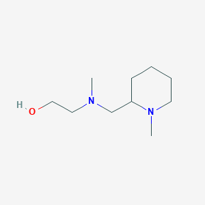 molecular formula C10H22N2O B7914197 2-[Methyl-(1-methyl-piperidin-2-ylmethyl)-amino]-ethanol 