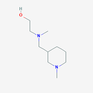 molecular formula C10H22N2O B7914205 2-[Methyl-(1-methyl-piperidin-3-ylmethyl)-amino]-ethanol 