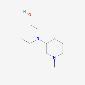 molecular formula C10H22N2O B7914217 2-[Ethyl-(1-methyl-piperidin-3-yl)-amino]-ethanol 