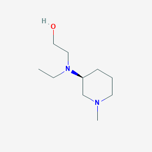 molecular formula C10H22N2O B7914238 2-[Ethyl-((S)-1-methyl-piperidin-3-yl)-amino]-ethanol 