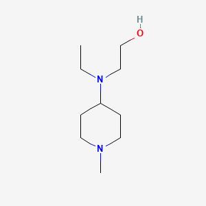 molecular formula C10H22N2O B7914245 2-[Ethyl-(1-methyl-piperidin-4-yl)-amino]-ethanol 