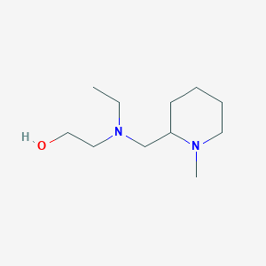molecular formula C11H24N2O B7914249 2-[Ethyl-(1-methyl-piperidin-2-ylmethyl)-amino]-ethanol 