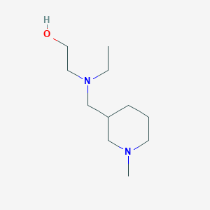 molecular formula C11H24N2O B7914251 2-[Ethyl-(1-methyl-piperidin-3-ylmethyl)-amino]-ethanol 