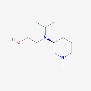 molecular formula C11H24N2O B7914268 2-[Isopropyl-((S)-1-methyl-piperidin-3-yl)-amino]-ethanol 