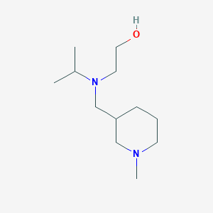 molecular formula C12H26N2O B7914290 2-[Isopropyl-(1-methyl-piperidin-3-ylmethyl)-amino]-ethanol 
