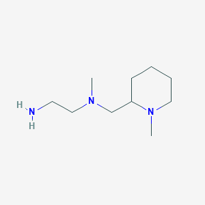 molecular formula C10H23N3 B7914326 N1-Methyl-N1-((1-methylpiperidin-2-yl)methyl)ethane-1,2-diamine 