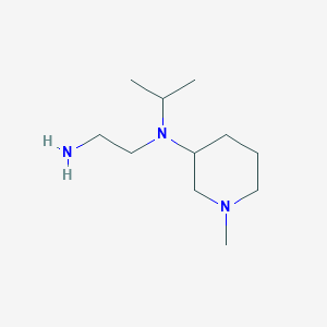 molecular formula C11H25N3 B7914346 N1-Isopropyl-N1-(1-methylpiperidin-3-yl)ethane-1,2-diamine 