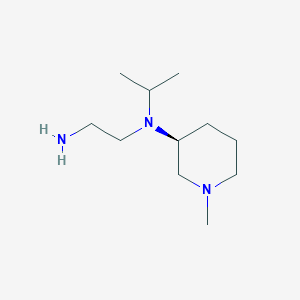 molecular formula C11H25N3 B7914348 (S)-N1-Isopropyl-N1-(1-methylpiperidin-3-yl)ethane-1,2-diamine 