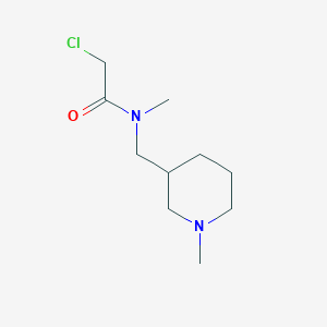 molecular formula C10H19ClN2O B7914437 2-Chloro-N-methyl-N-(1-methyl-piperidin-3-ylmethyl)-acetamide 