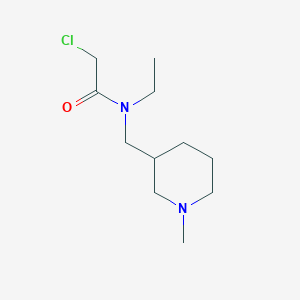 molecular formula C11H21ClN2O B7914473 2-Chloro-N-ethyl-N-(1-methyl-piperidin-3-ylmethyl)-acetamide 