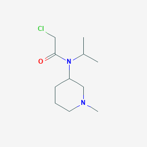 molecular formula C11H21ClN2O B7914479 2-Chloro-N-isopropyl-N-(1-methyl-piperidin-3-yl)-acetamide 