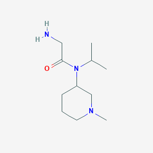 molecular formula C11H23N3O B7914577 2-Amino-N-isopropyl-N-(1-methyl-piperidin-3-yl)-acetamide 