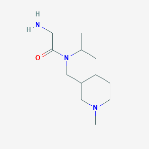 molecular formula C12H25N3O B7914599 2-Amino-N-isopropyl-N-(1-methyl-piperidin-3-ylmethyl)-acetamide 