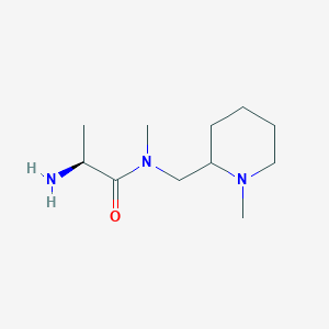 molecular formula C11H23N3O B7914675 (S)-2-Amino-N-methyl-N-(1-methyl-piperidin-2-ylmethyl)-propionamide 