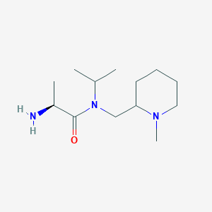molecular formula C13H27N3O B7914749 (S)-2-Amino-N-isopropyl-N-(1-methyl-piperidin-2-ylmethyl)-propionamide 