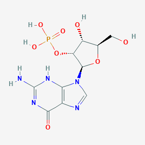 molecular formula C10H14N5O8P B079152 鸟苷-2'-单磷酸 CAS No. 12223-03-9