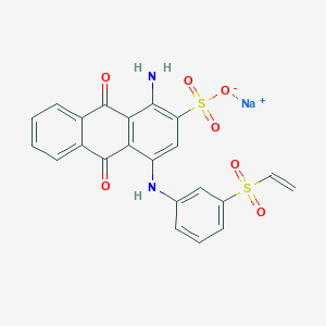 molecular formula C22H15N2NaO7S2 B079159 uniblue a, sodium salt CAS No. 14541-90-3