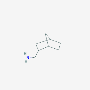molecular formula C8H15N B079160 2-去氢莰甲胺 CAS No. 14370-50-4