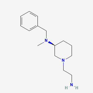molecular formula C15H25N3 B7916614 [(S)-1-(2-Amino-ethyl)-piperidin-3-yl]-benzyl-methyl-amine 