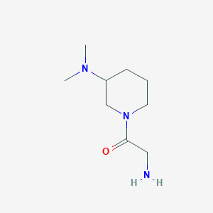 molecular formula C9H19N3O B7917352 2-Amino-1-(3-dimethylamino-piperidin-1-yl)-ethanone 