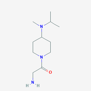 molecular formula C11H23N3O B7917386 2-Amino-1-[4-(isopropyl-methyl-amino)-piperidin-1-yl]-ethanone 