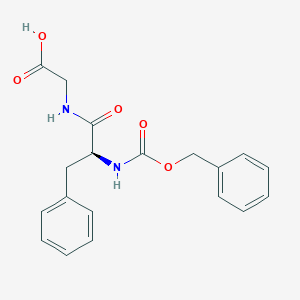 molecular formula C19H20N2O5 B079174 Carbobenzoxyphenylalanylglycine CAS No. 13122-99-1