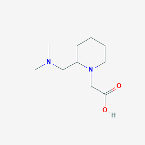 molecular formula C10H20N2O2 B7917513 (2-Dimethylaminomethyl-piperidin-1-yl)-acetic acid 