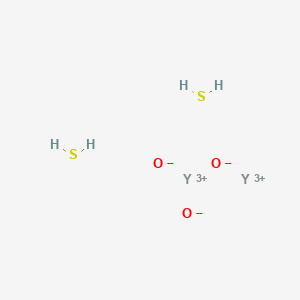 molecular formula H4O3S2Y2 B079176 Sulfur yttrium oxide CAS No. 11099-13-1