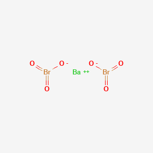 molecular formula Ba(BrO3)2<br>BaBr2O6 B079177 Barium bromate CAS No. 13967-90-3