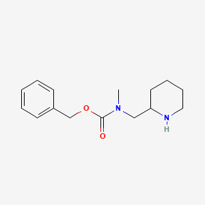 molecular formula C15H22N2O2 B7917735 Methyl-piperidin-2-ylmethyl-carbamic acid benzyl ester 