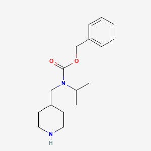 molecular formula C17H26N2O2 B7917756 Isopropyl-piperidin-4-ylmethyl-carbamic acid benzyl ester 