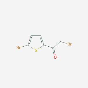 molecular formula C6H4Br2OS B079183 2-Bromo-1-(5-bromothiophen-2-yl)ethanone CAS No. 10531-44-9