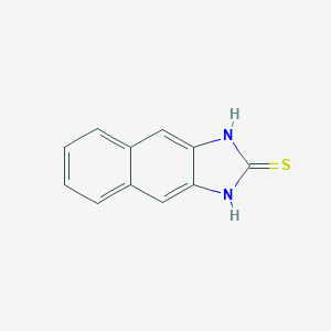 molecular formula C11H8N2S B079184 1H-naphtho[2,3-d]imidazole-2-thiol CAS No. 10486-42-7