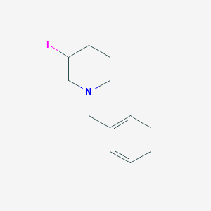 molecular formula C12H16IN B7919632 1-Benzyl-3-Iodopiperidine 